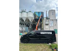 Graffitifun transformeert Amsterdamse industriële silo's