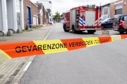 Dak ingestort van leegstaand pand in Amsterdam