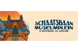 Iconische schaatsbaan op Museumplein keert terug van 8 November 2025 t/m 30 Januari 2026