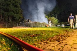Brand bij jachthaven in Amsterdam-Zuid