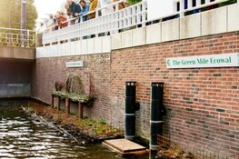 Eerste EcoWal van Amsterdam geopend langs de Stadhouderskade