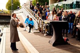 Eerste EcoWal van Amsterdam geopend langs de Stadhouderskade