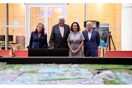Femke Halsema opent ‘De Maquette van Amsterdam’ in World Trade Center Amsterdam