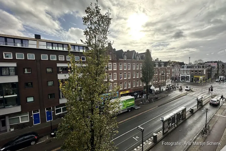 Buurtbewoners in verzet tegen kap van zes bomen in de Wijttenbachstraat in Amsterdam
