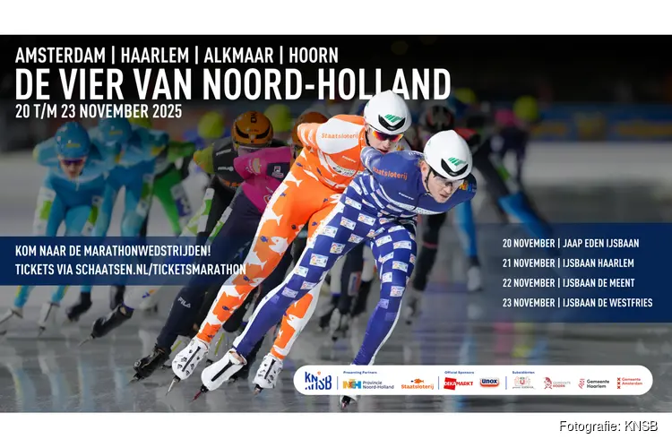 De Vier van Noord-Holland: heroïsche uitdaging voor marathonschaatsers
