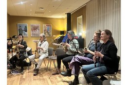 ACCU Fanfare oefent voor Super Sint Maarten