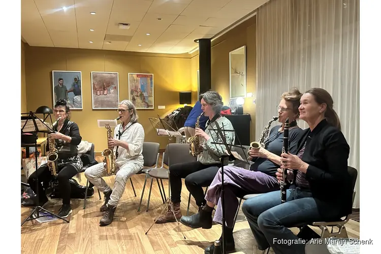 ACCU Fanfare oefent voor Super Sint Maarten