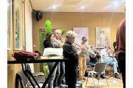 ACCU Fanfare oefent voor Super Sint Maarten
