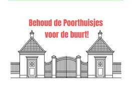 Protest voor behoud buurtfunctie poorthuisjes Molukkenstraat