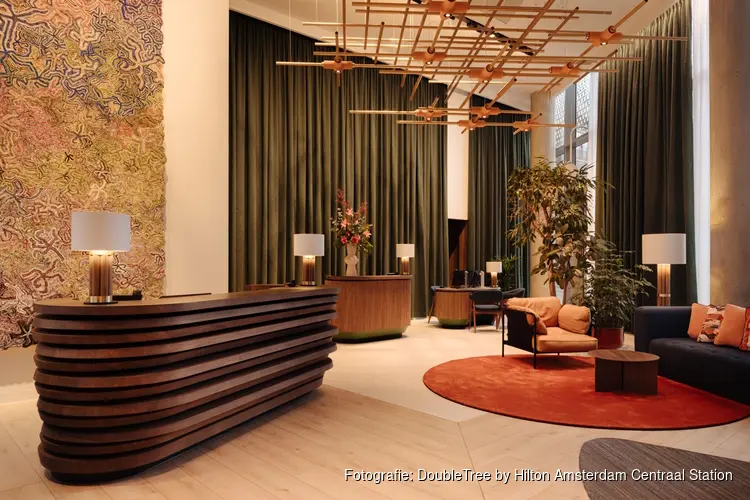 DoubleTree by Hilton Amsterdam Centraal Station opnieuw internationaal bekroond voor interieurdesign