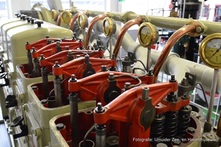 Historische scheepsmotoren draaien op zaterdag 27 december