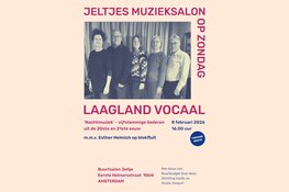 Vijfstemmige nachtliederen in Jeltjes Muzieksalon op zondag, 8 februari, 16:00 uur