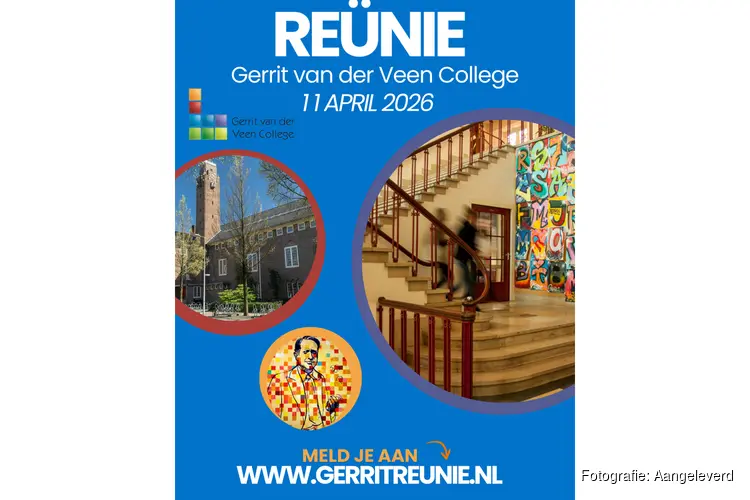 Grote reünie voor alle oud-leerlingen en (oud-)medewerkers van het Gerrit van der Veen College