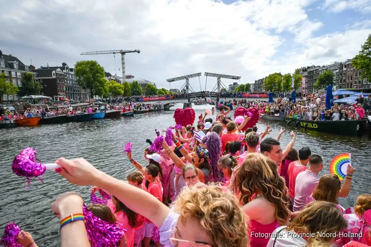 Noord-Holland sponsort WorldPride 2026 en vaart mee in Canal Parade