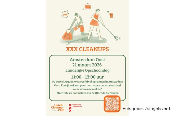 Nieuwe zwerfafvalacties in Amsterdam: XXX Cleanups van start