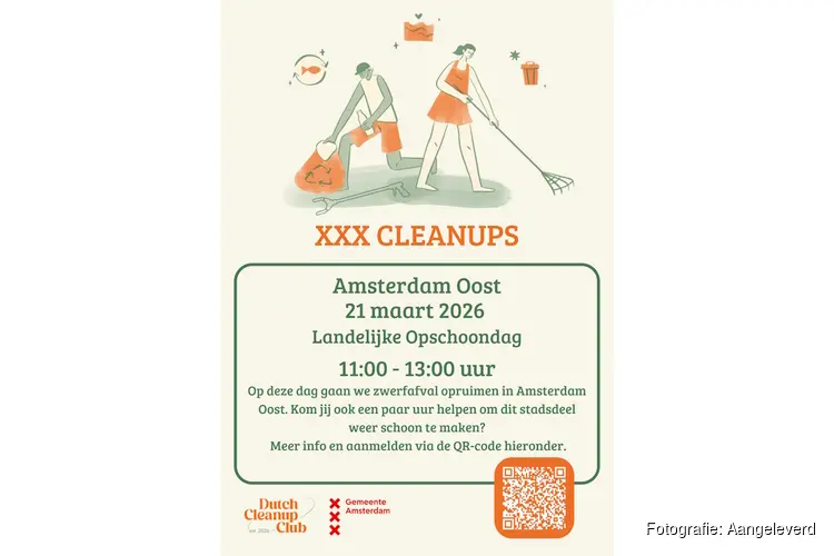 Nieuwe zwerfafvalacties in Amsterdam: XXX Cleanups van start