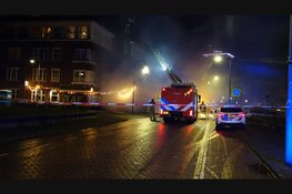 Flinke brand in winkelpand Maasstraat