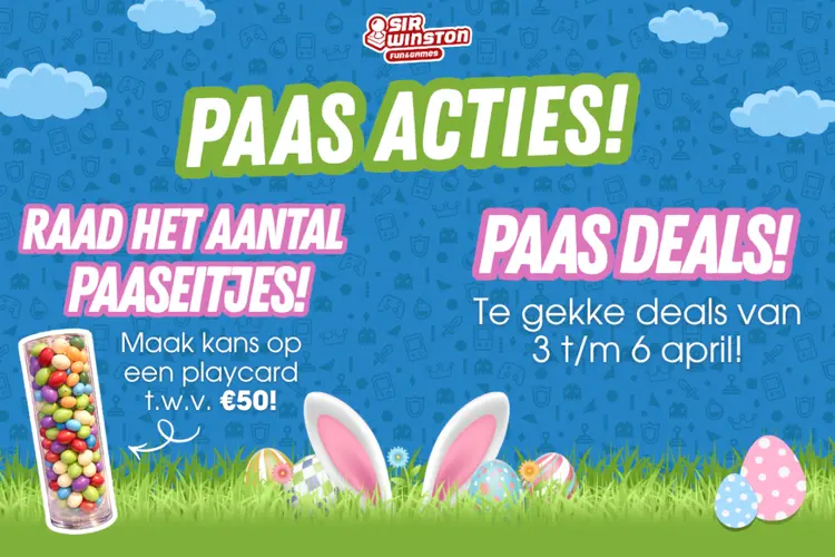 Beleef een onvergetelijk Pasen bij Sir Winston Fun & Games!