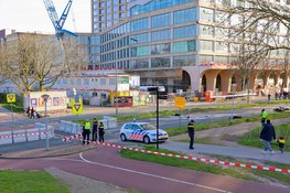 Zware botsing tussen motor en fatbike op Karspeldreef