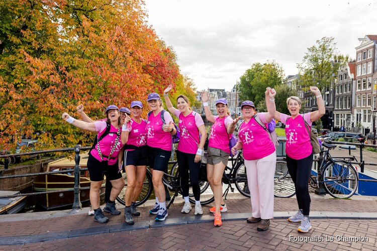 Inschrijving 22e Dam tot Dam Wandeltocht voor Pink Ribbon open