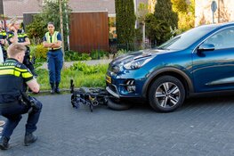 Fatbiker gewond na aanrijding met auto