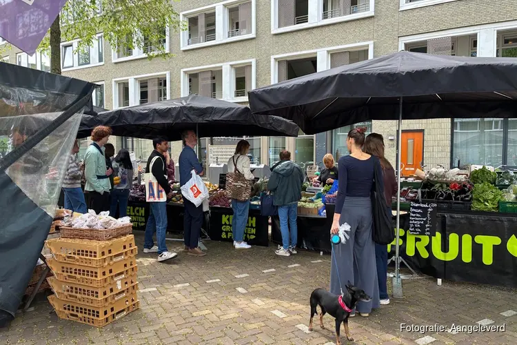 Nieuwe mini-markt brengt elke zaterdag vers aanbod naar het Amstelkwartier