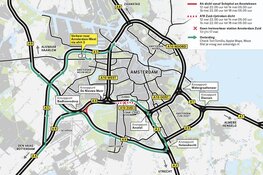 13 - 17 mei: geen treinen naar Amsterdam Zuid; A4 en A10 Zuid deels dicht tussen 12 en 18 mei
