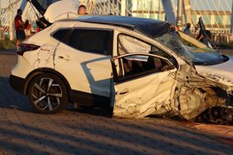 Ernstig ongeval met drie auto's op afrit A10