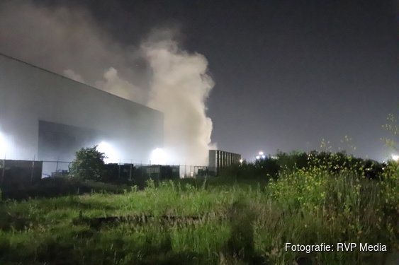 Brand bij afvalverwerker in Amsterdam