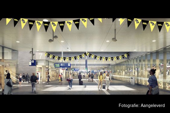 Zuidasdok opent nieuwe reizigerspassage station Amsterdam Zuid op 1 november