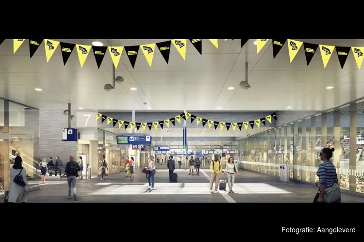 Zuidasdok opent nieuwe reizigerspassage station Amsterdam Zuid op 1 november