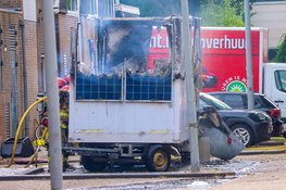Foodtruck volledig uitgebrand in Amsterdam