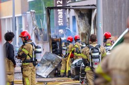 Foodtruck volledig uitgebrand in Amsterdam