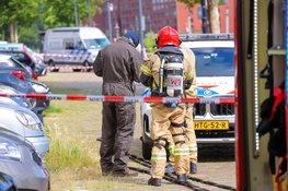 Verdacht pakket aangetroffen op terras van woning Amsterdam