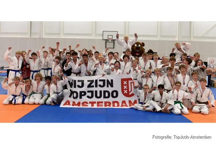 Recordwinst: vier keer podium NK Jeugdteams voor TopJudo Amsterdam