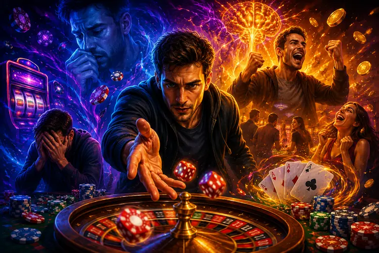 Risico, spanning en beloning: de psychologie van casinospelers