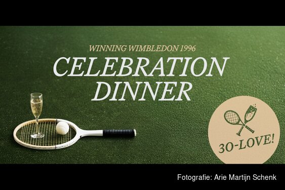 Olympisch Stadion decor voor fundraisingdiner Krajicek Foundation