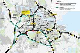 26-29 juni: A10 West en A4 richting A10 Zuid afgesloten