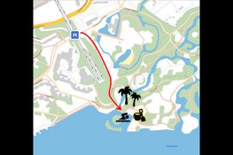 Rolstoeltoegankelijk zwemstrand in Gaasperpark geopend