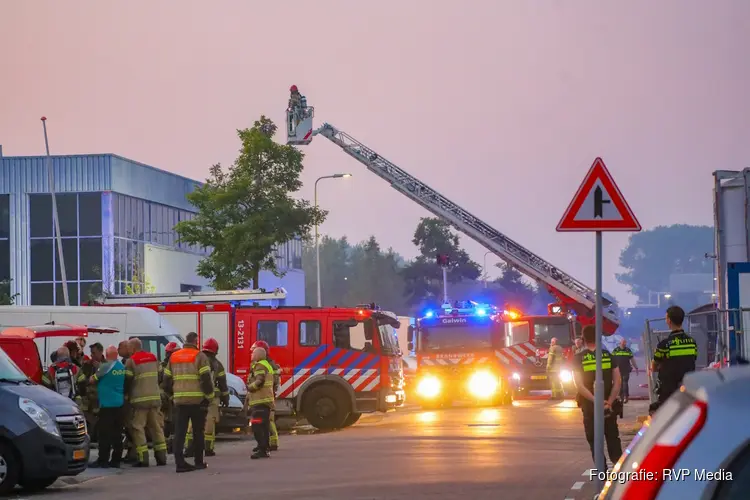Brand in bedrijfspand Visseringweg