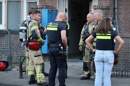 Brand in woning aan de Gildestraat in Amsterdam