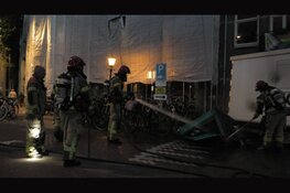 Brand in Dixi op Borneostraat