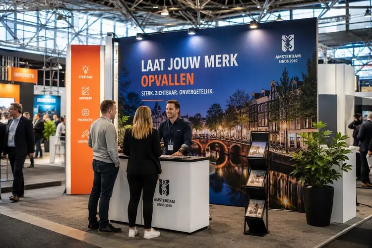 Steeds meer Amsterdamse ondernemers staan op beurzen: waar let je op bij een beurswand?