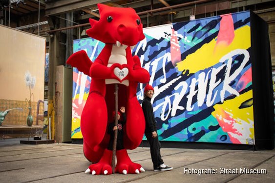 Lucky Dragon van Frankey toegevoegd aan vaste opstelling STRAAT Museum