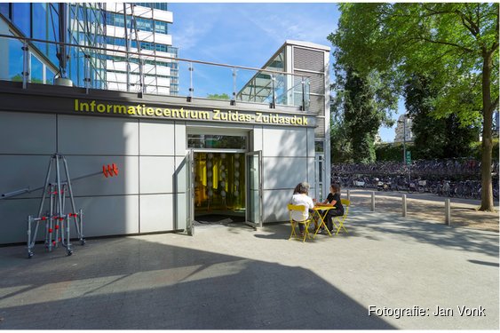 Informatiecentrum Zuidas-Zuidasdok verhuisd en in een nieuw jasje + virtueel rondlopen in de Brittenpassage