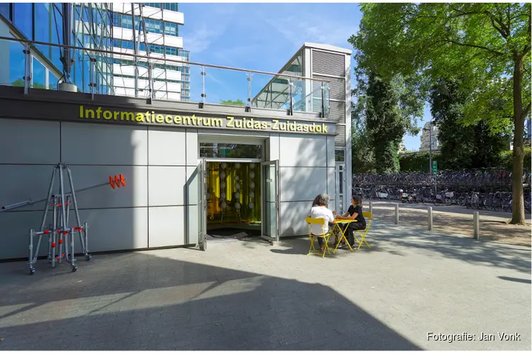 Informatiecentrum Zuidas-Zuidasdok verhuisd en in een nieuw jasje + virtueel rondlopen in de Brittenpassage