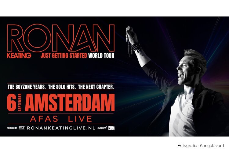 Ronan Keating met Just Getting Started World Tour naar AFAS Live in Amsterdam