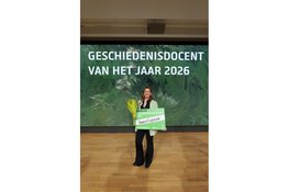 Yavanna Wagenaar geschiedenisdocent van het jaar