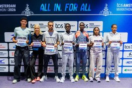 Topatleten klaar voor snelle TCS Amsterdam Marathon